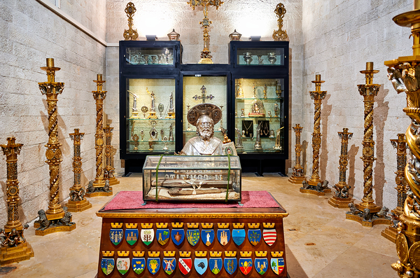 Apulia Puglia Italy. Bari. The Pontifical Basilica of Saint Nicholas Print