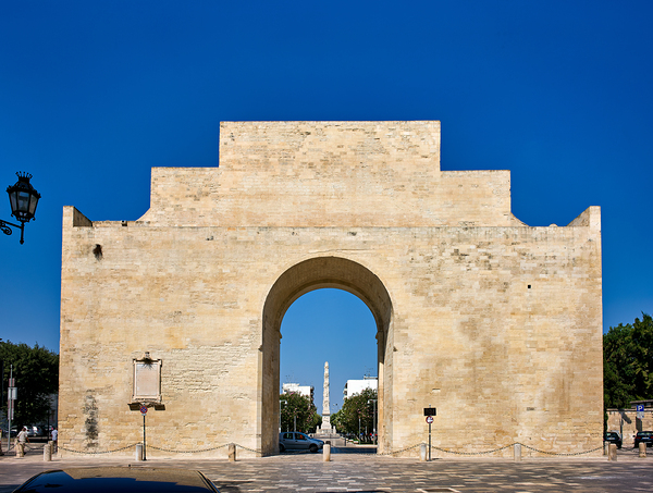Apulia Puglia Salento Italy. Lecce. Porta Napoli Print