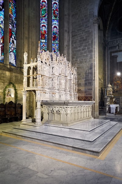 Arezzo Tuscany Italy. The Cathedral Cattedrale dei Santi Pietro e Donato Print