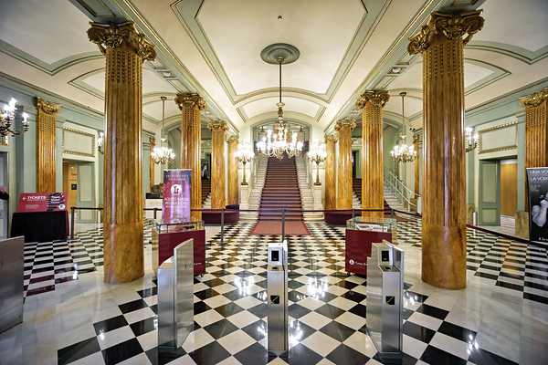 Barcelona. Catalonia. Spain. The Gran Teatre del Liceu Opera House Print