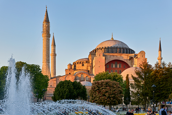 Istanbul Turkey. Hagia Sophia Grand Mosque Print