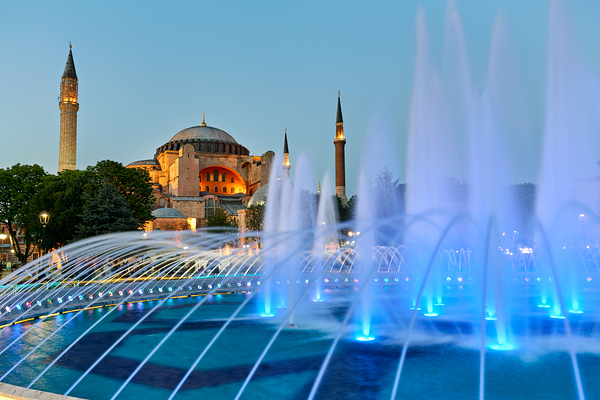 Istanbul Turkey. Hagia Sophia Grand Mosque Print