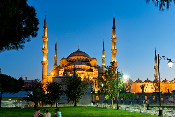 Istanbul Turkey. The Blue Mosque Print