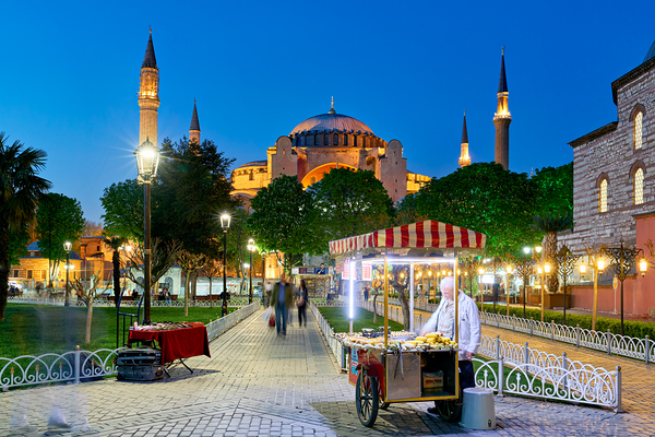 Istanbul Turkey. Hagia Sophia Grand Mosque Print