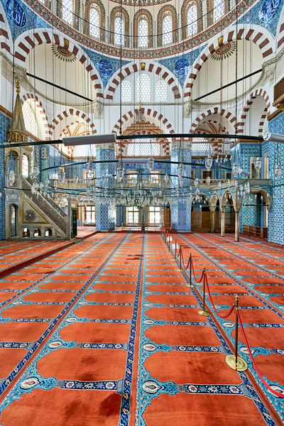Istanbul Turkey. Rüstem Pasha Mosque Print
