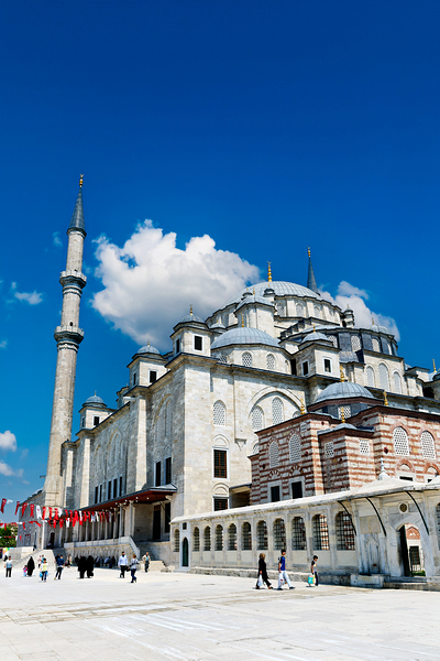Istanbul Turkey. The Fatih Mosque Print