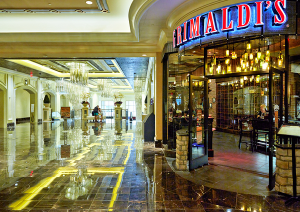 Shopping Mall at Venetian Hotel. Las Vegas Nevada USA Print