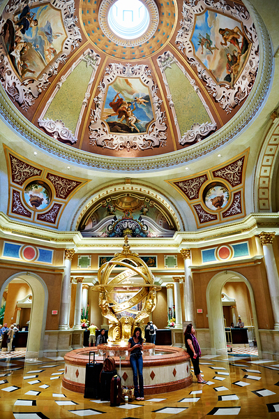 The Lobby of Venetian Hotel. Las Vegas Nevada USA Print