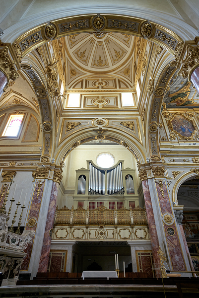Matera Basilicata Italy. Basilica Pontificia Cattedrale di Maria Santissima della Bruna e SantEustachio Print