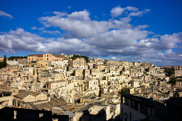 Matera Basilicata Italy. Cityscape. I sassi di Matera Print