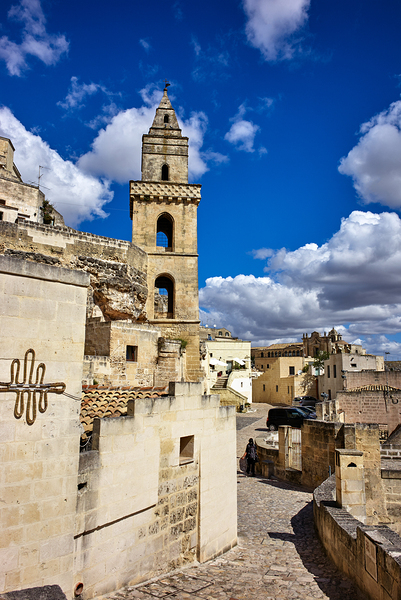 Matera Basilicata Italy. Church of Saint Peter Barisano Print