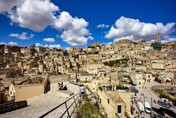 Matera Basilicata Italy. Cityscape. I sassi di Matera Print