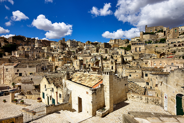 Matera Basilicata Italy. Cityscape. I sassi di Matera Print