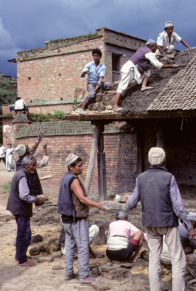 Nepal. Kathmandu. Print