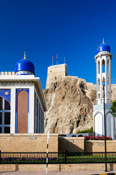 Oman. Muscat. Al Khor mosque Print