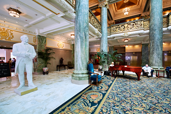 Joseph Smith memorial Building. Salt Lake City Utah USA Print