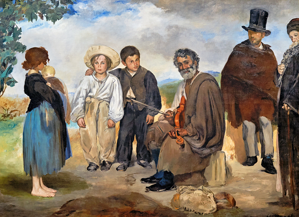 Edouard manet - The old musician - 1873 Print