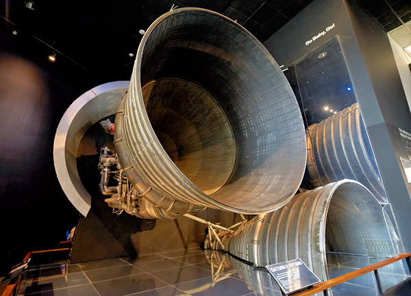 Inside the Smithsonian National Air and Space Museum. Washington D.C. Print