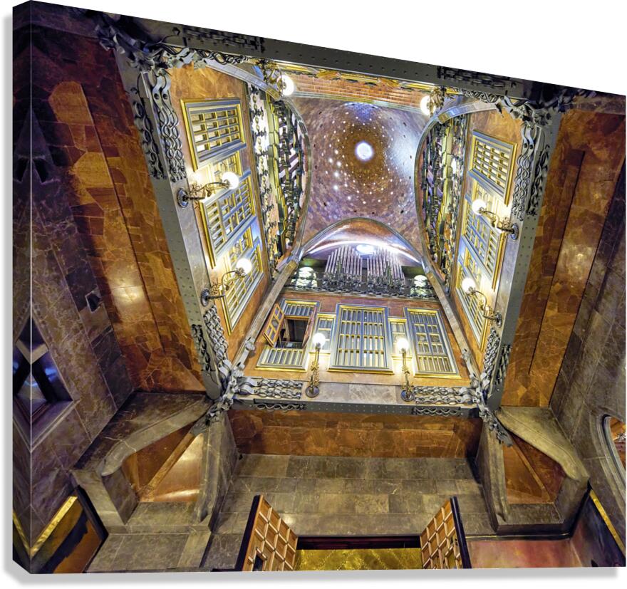 Barcelona. Catalonia. Spain. Palau Guell by Gaudi Canvas Print