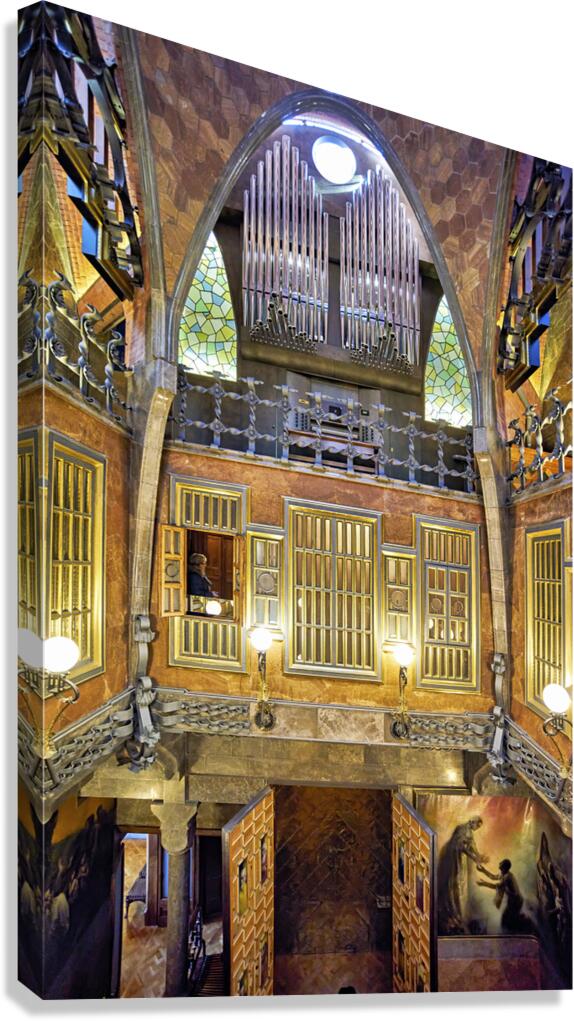 Barcelona. Catalonia. Spain. Palau Guell by Gaudi Canvas Print