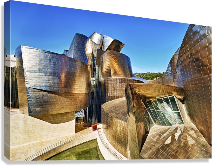 Bilbao Biscay Spain. Guggenheim Museum Canvas Print