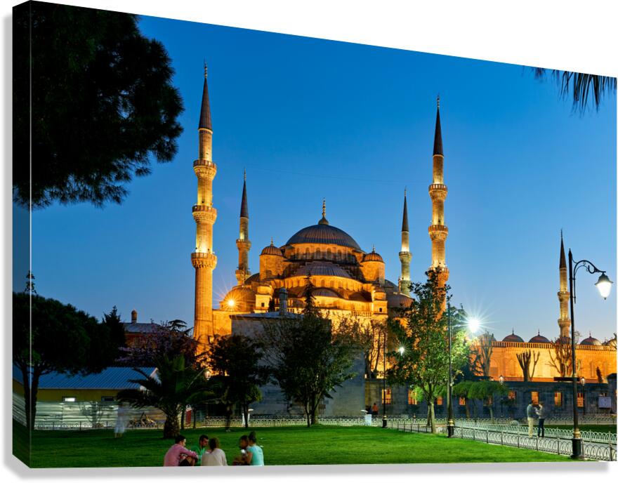 Istanbul Turkey. The Blue Mosque Canvas Print