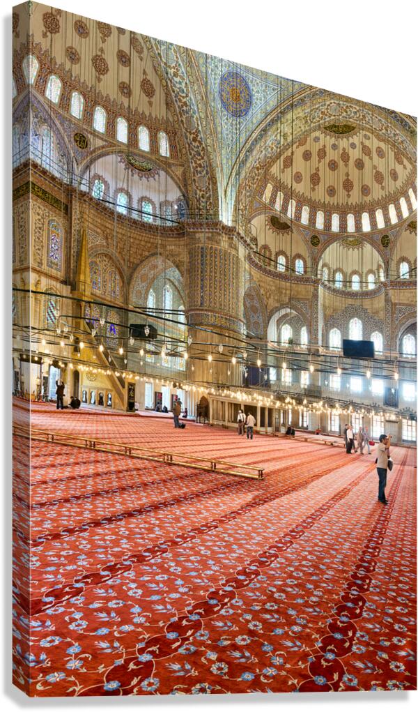 Istanbul Turkey. The Blue Mosque Canvas Print