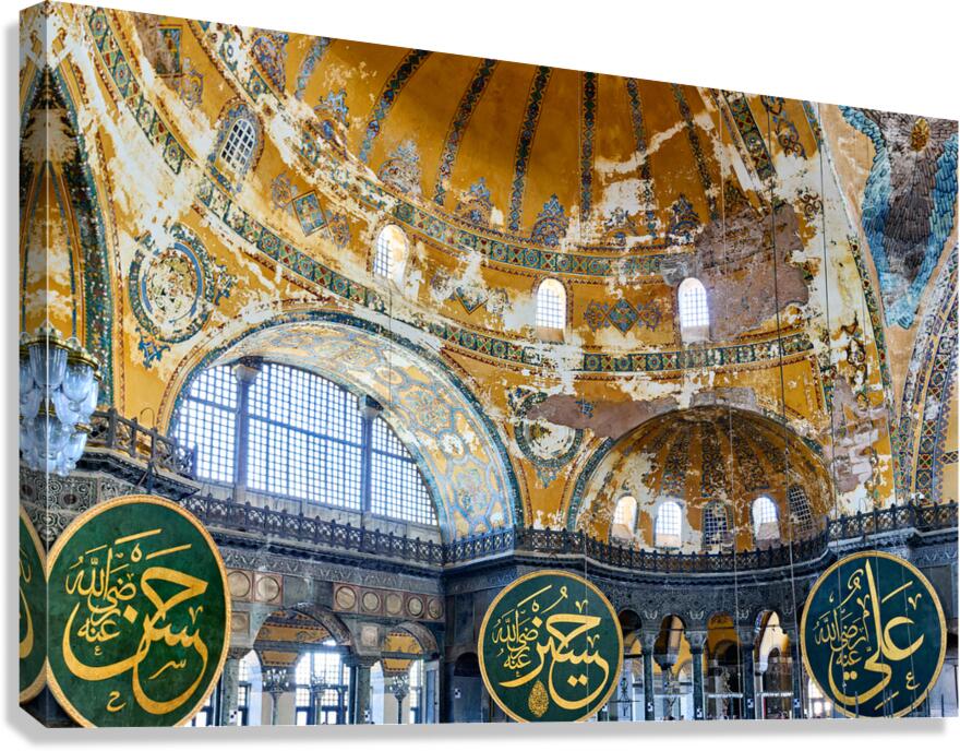 Istanbul Turkey. Hagia Sophia Grand Mosque Canvas Print