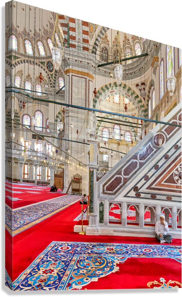Istanbul Turkey. The Fatih Mosque Canvas Print