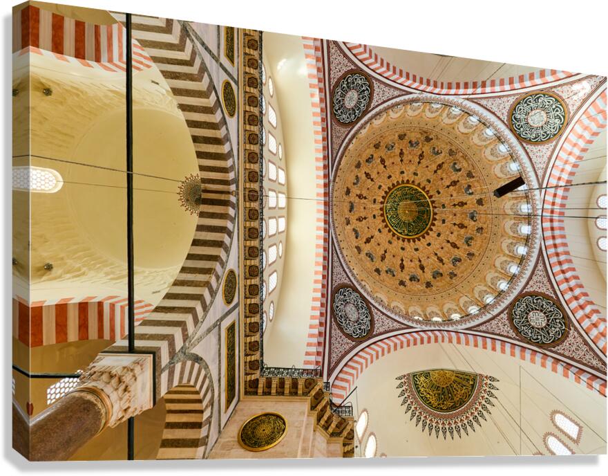 Istanbul Turkey. Süleymaniye Mosque Canvas Print