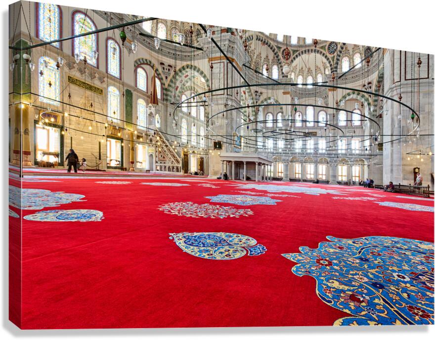 Istanbul Turkey. The Fatih Mosque Canvas Print