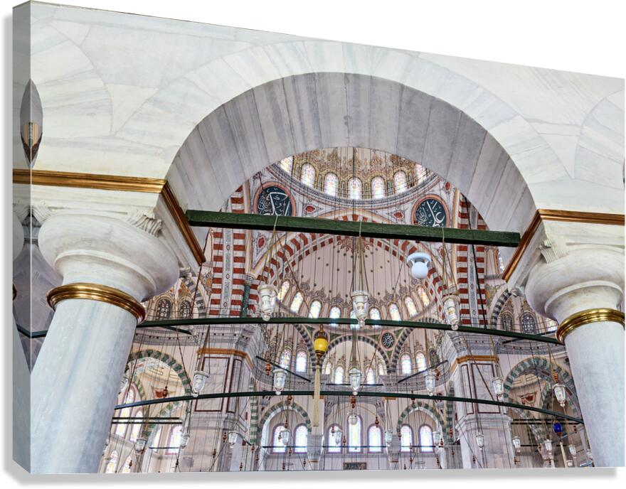 Istanbul Turkey. The Fatih Mosque Canvas Print
