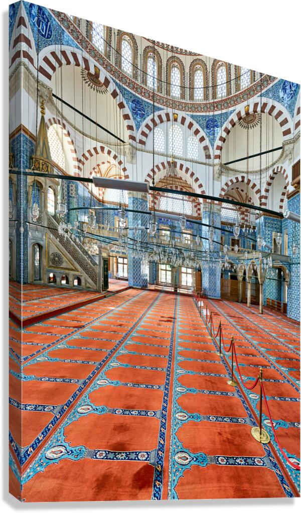 Istanbul Turkey. Rüstem Pasha Mosque Canvas Print