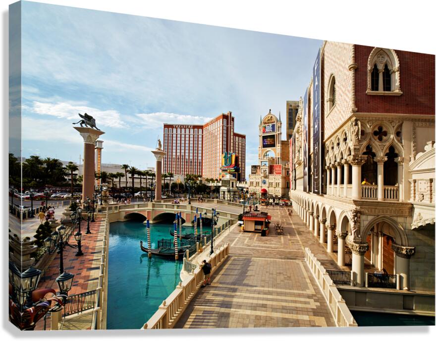Venetian Hotel. Las Vegas Nevada USA Canvas Print