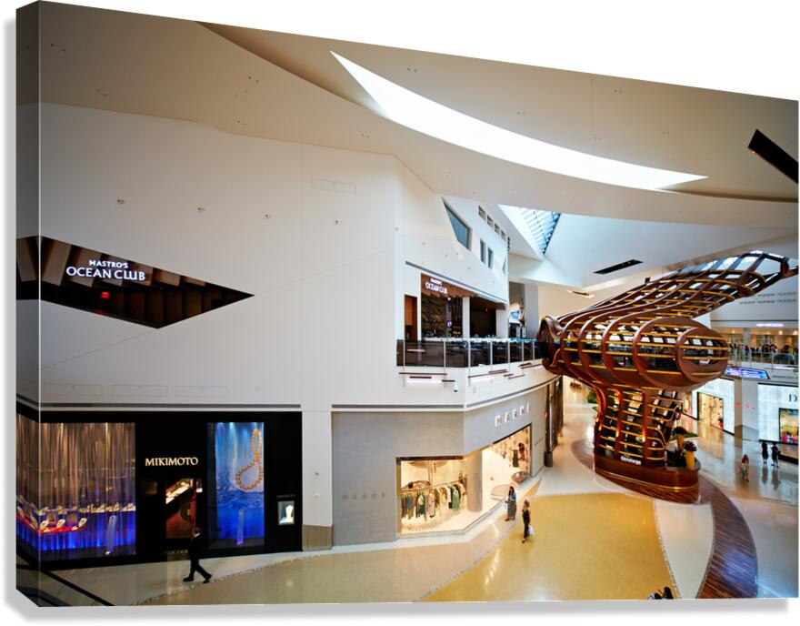 Crystals Mall City Center. Las Vegas Nevada USA Canvas Print