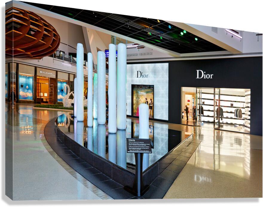 Crystals Mall City Center. Las Vegas Nevada USA Canvas Print