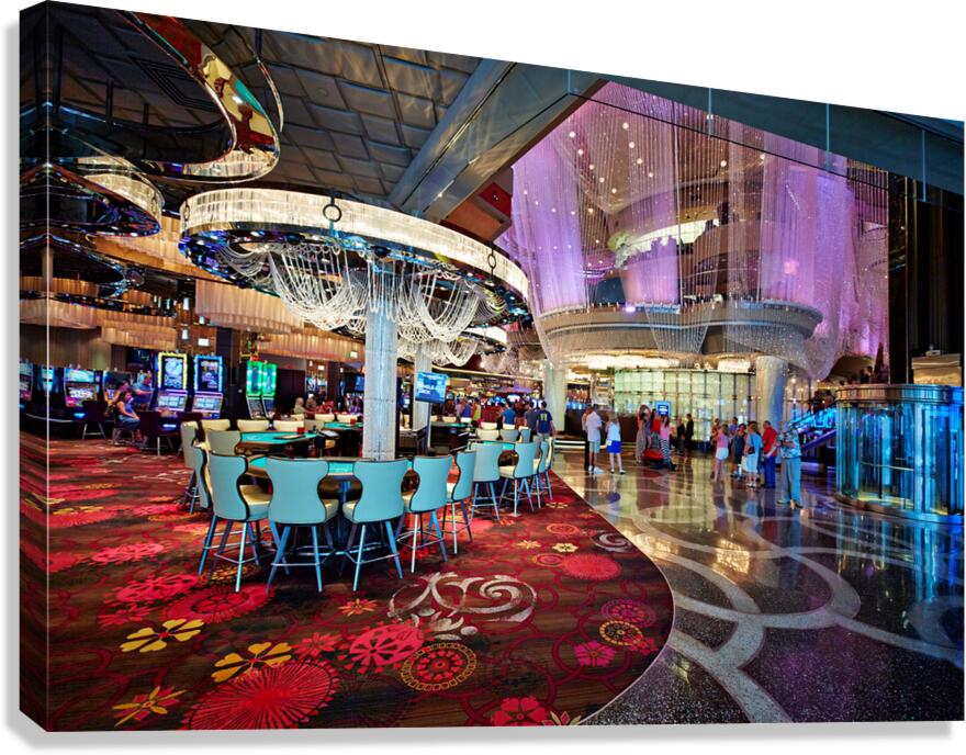 The Cosmopolitan Hotel Mall. Las Vegas Nevada USA Canvas Print