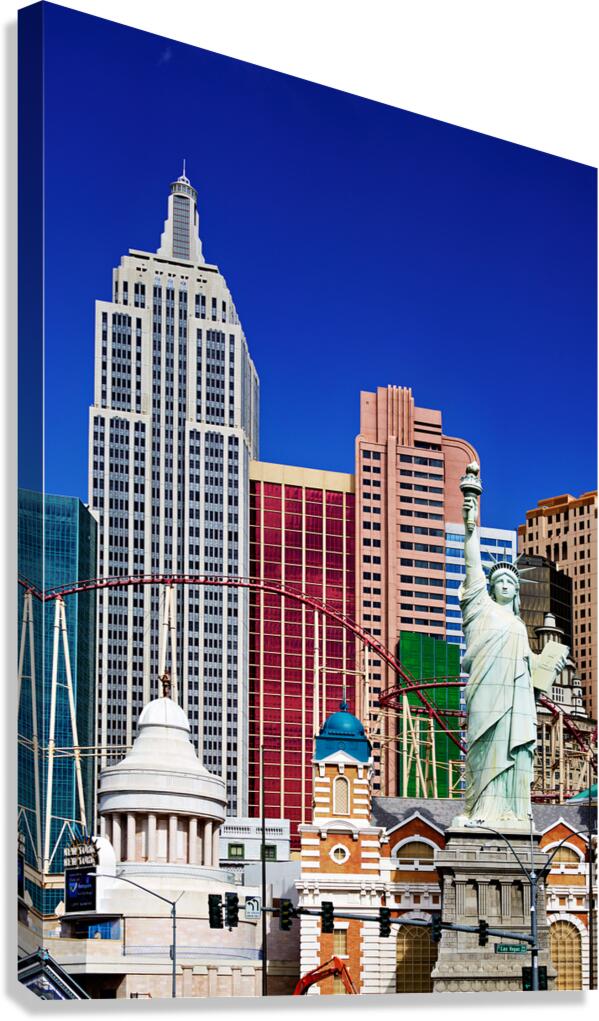 New York Hotel and Casino. Las Vegas Nevada USA Canvas Print