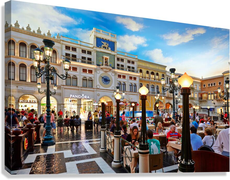 Little Venice at Venetian Hotel and Las Vegas Nevada USA