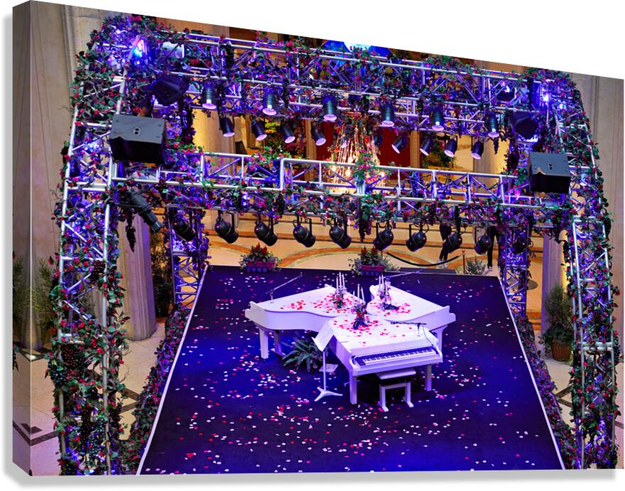 Venice Hotel Shopping Mall. Las Vegas Nevada USA Canvas Print