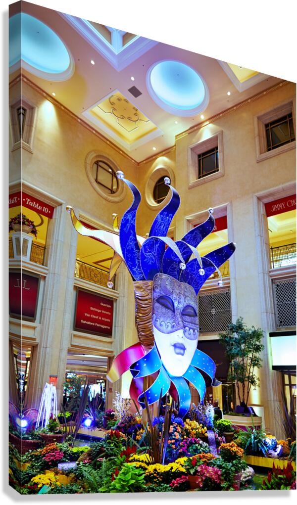 Venice Hotel Shopping Mall. Las Vegas Nevada USA Canvas Print