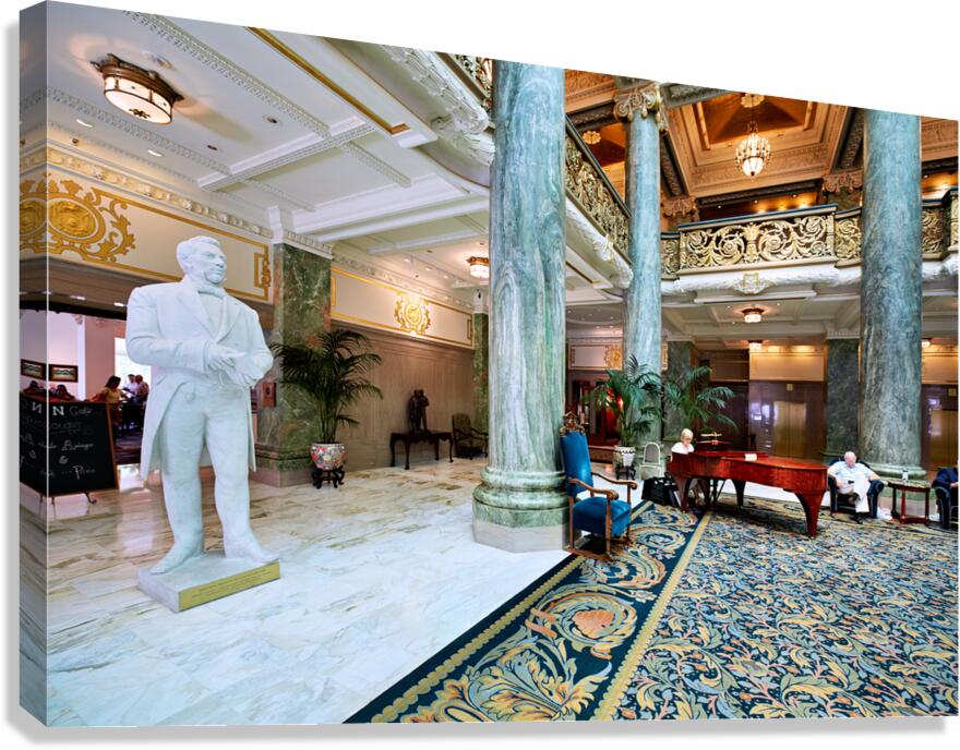 Joseph Smith memorial Building. Salt Lake City Utah USA Canvas Print