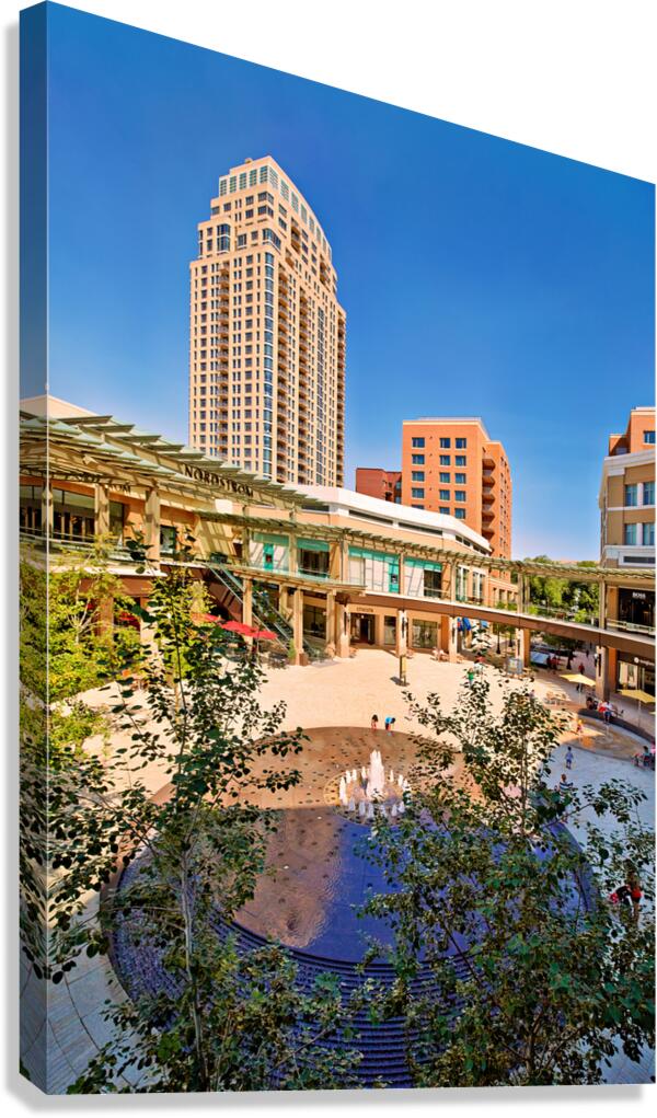 The Mall. Salt Lake City. Utah USA Canvas Print