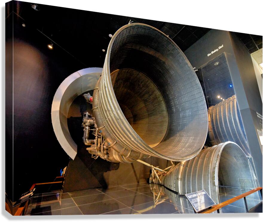 Inside the Smithsonian National Air and Space Museum. Washington D.C. Canvas Print
