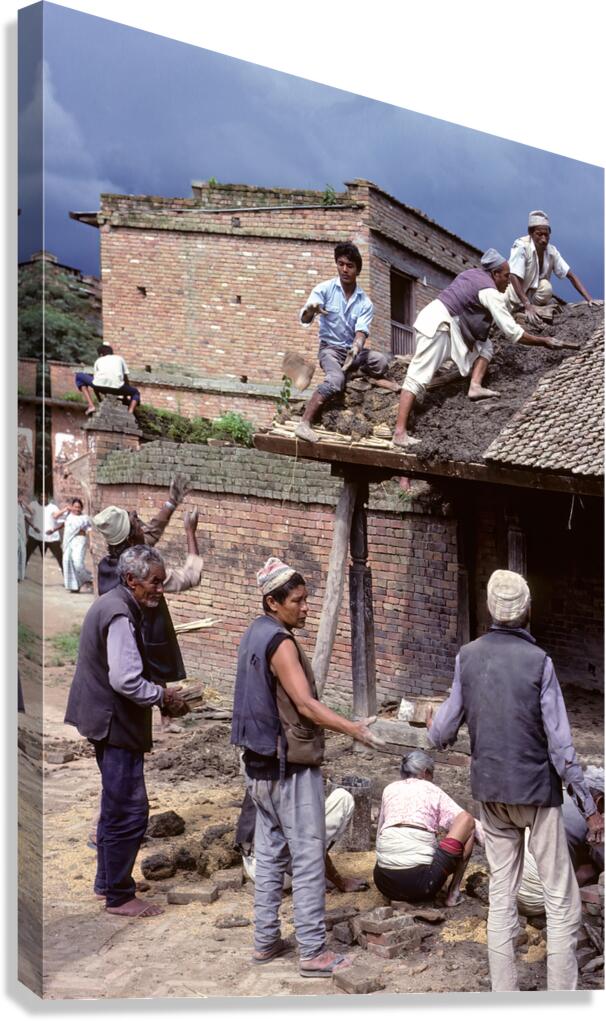 Nepal. Kathmandu. Canvas Print