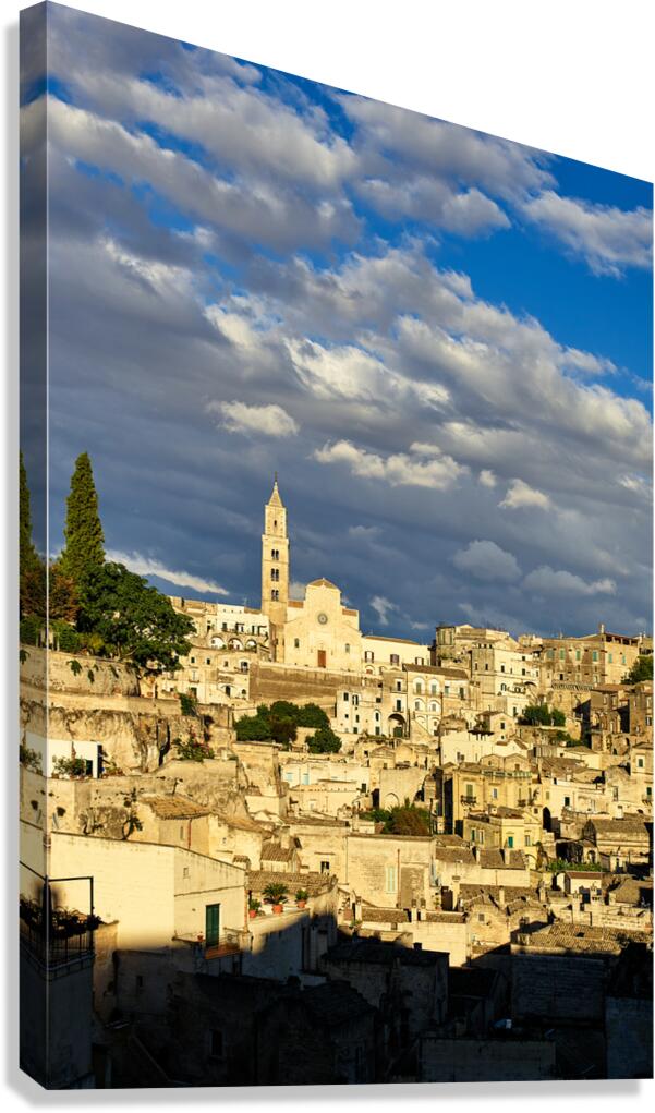 Matera Basilicata Italy. Cityscape. I sassi di Matera Canvas Print