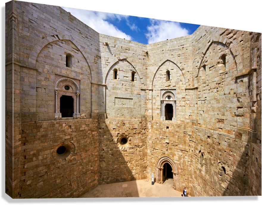 Apulia Puglia Italy. Castel del Monte Canvas Print