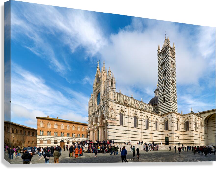 Siena Tuscany Italy. The Cathedral Canvas Print
