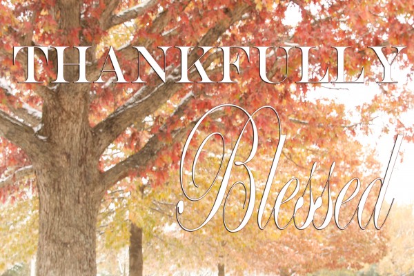 Thankfully Blessed Print