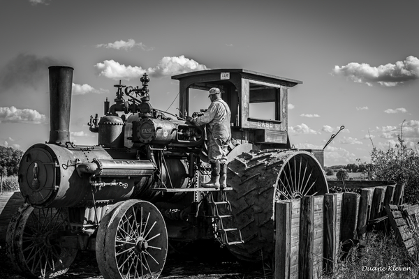 Case Steam Traction Engine Print